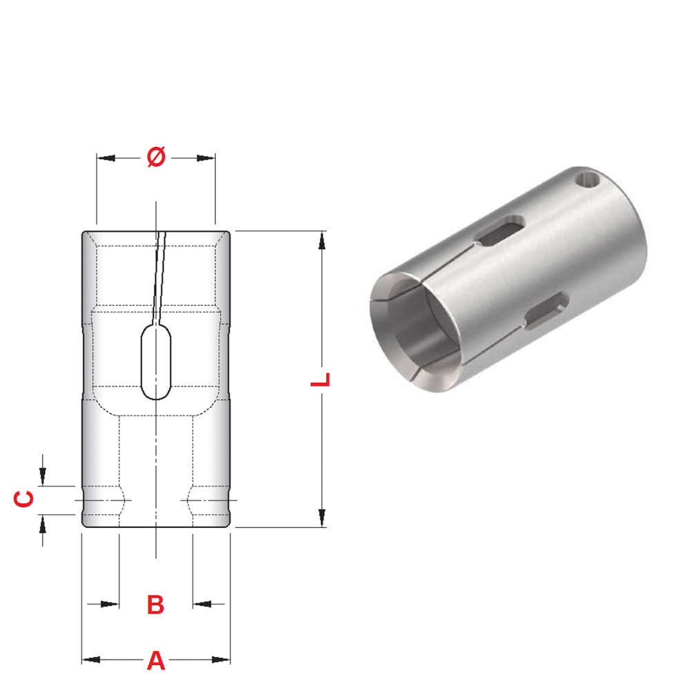 Clamping Sleeves for Automazioni Bar Feeders