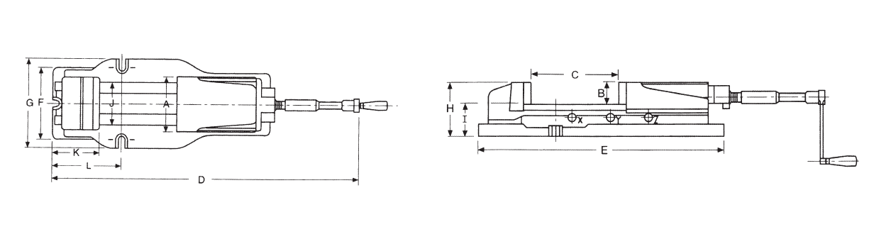 Hydraulic Machine Vice VH Series – Precision CNC Vise Solutions